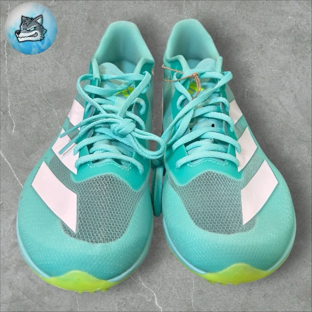 Adidas Adizero Distancestar Blue Cloud White Lucid Lemon Men's Size 9.5 JI2999